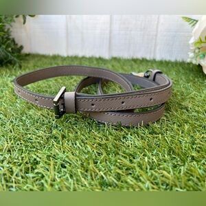 BOTKIER BAG strap leather handbag strap Taupe Gray/new